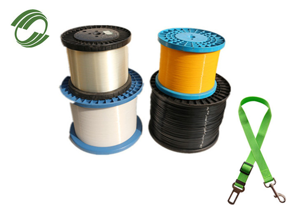 Yellow Green Blue PET Colored Monofilament 20-40 CN/Dtex Durable Anti Wrinkle