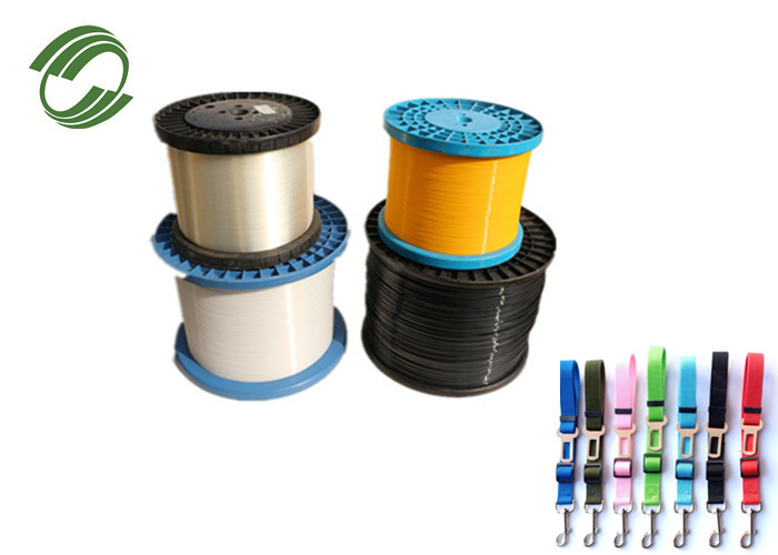 Seat Belts 0.22mm PP Monofilament Yarn White Black 20-40 CN/Dtex